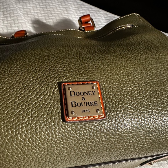 DOONEY & BOURKE Pebble Grain Zip Satchel with Magnetic Snap Closure……. - Picture 16 of 17